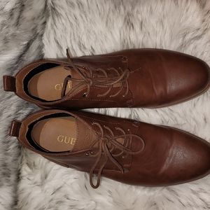 Guess brown ankle boots